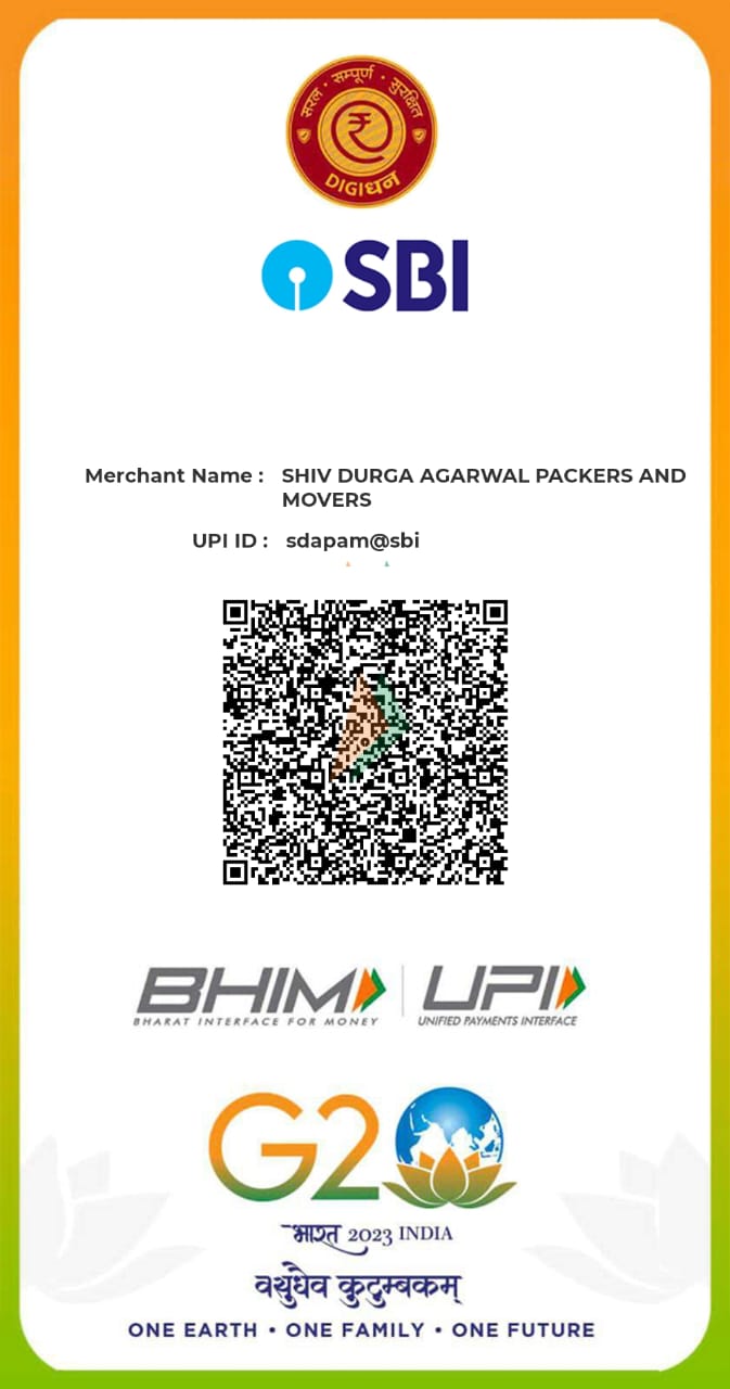 Shiv Durga Agarwal Packers and Movers UPI QR